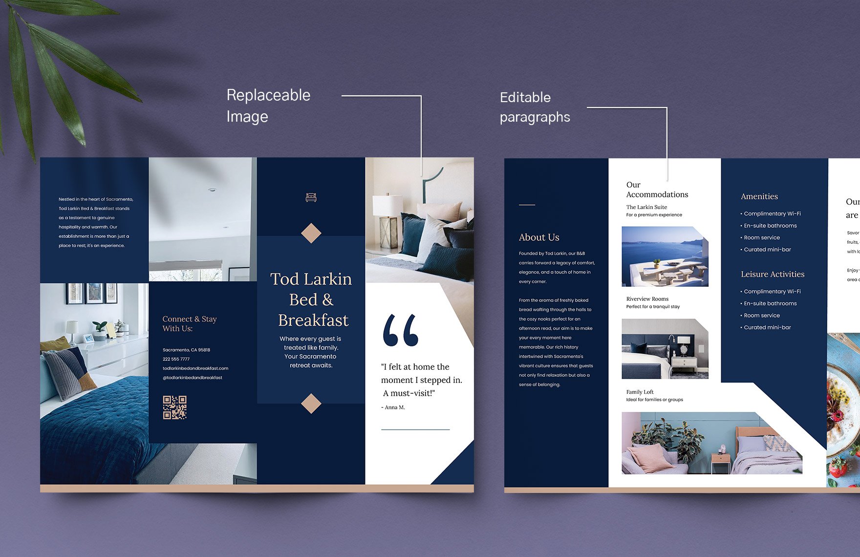 Four Fold Brochure Template