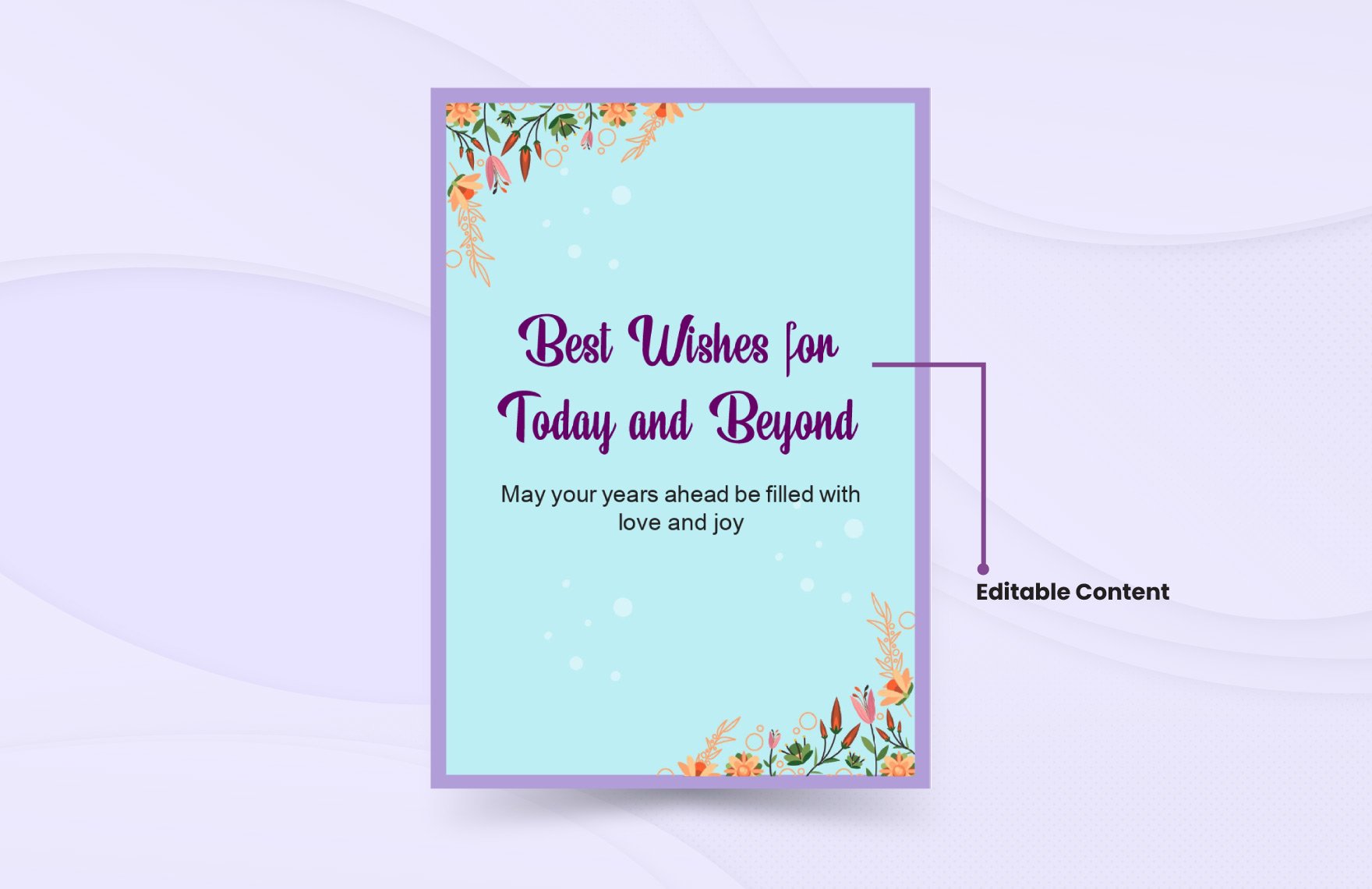 Wedding Wishes Template