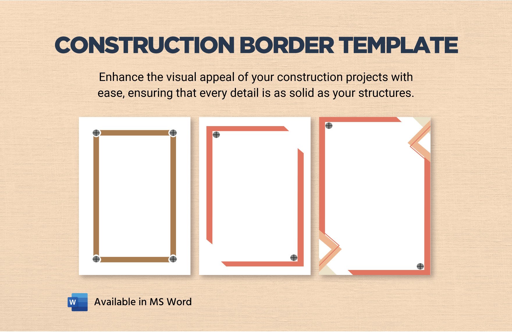 Construction Border Template