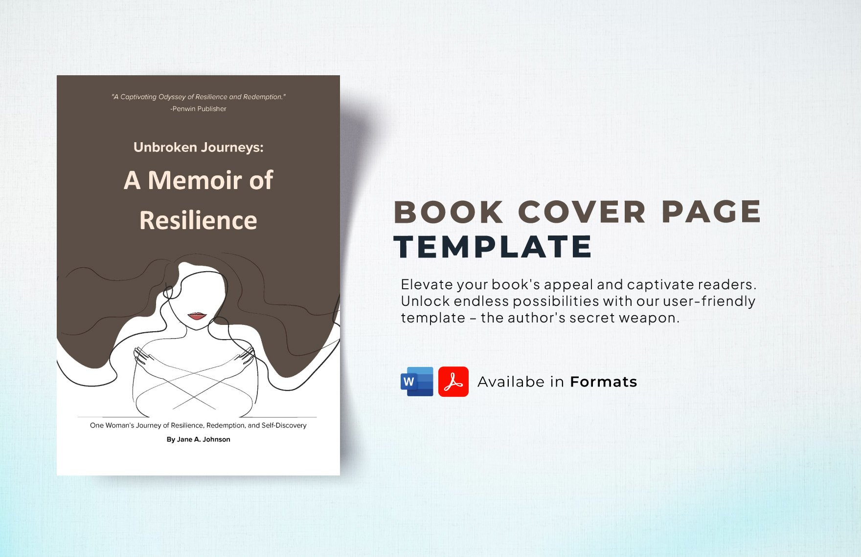 Book Cover Page Template