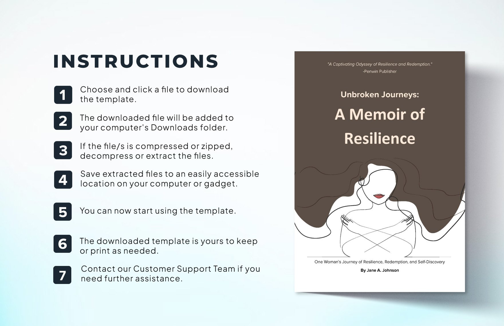 Book Cover Page Template