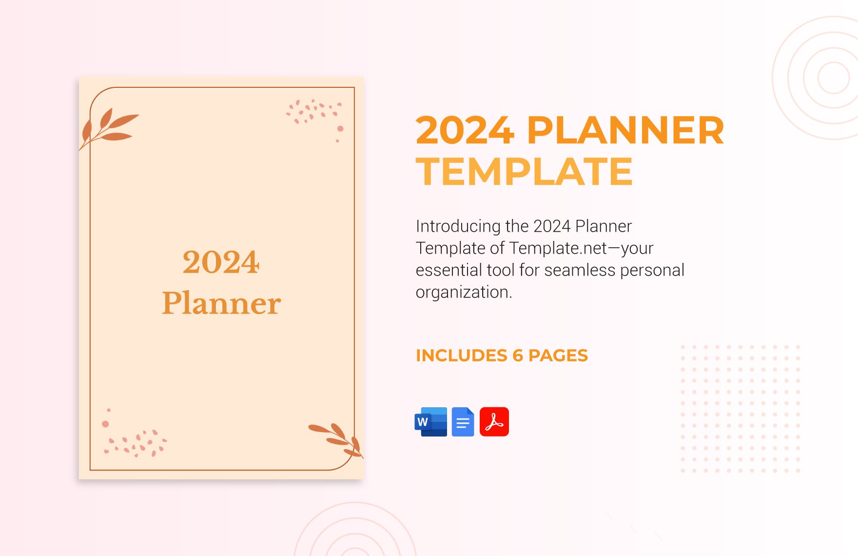 2024 Planner Template