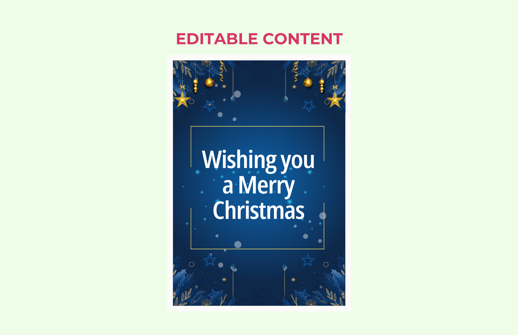 Christmas Wishes Template