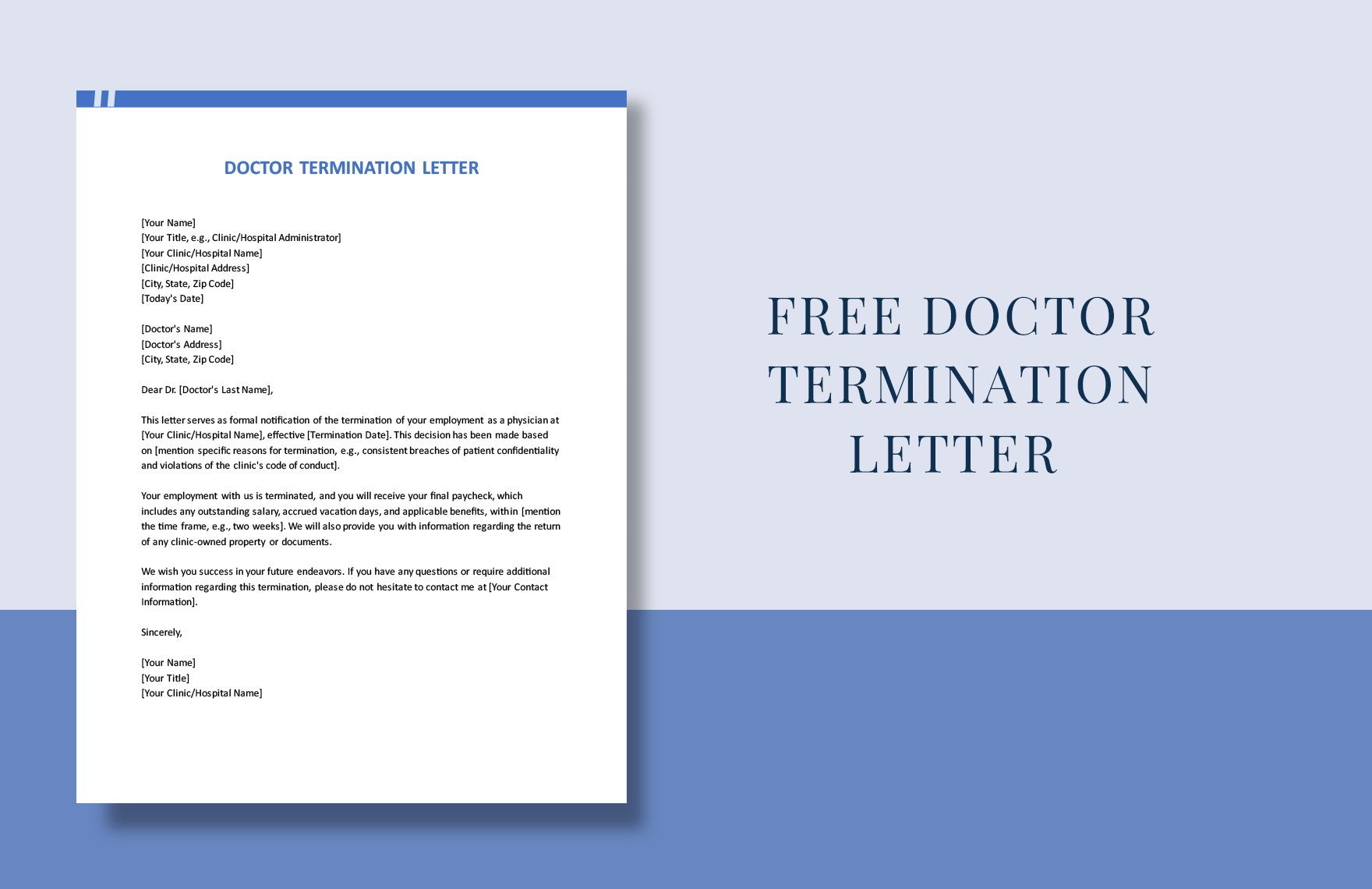 Doctor Termination Letter