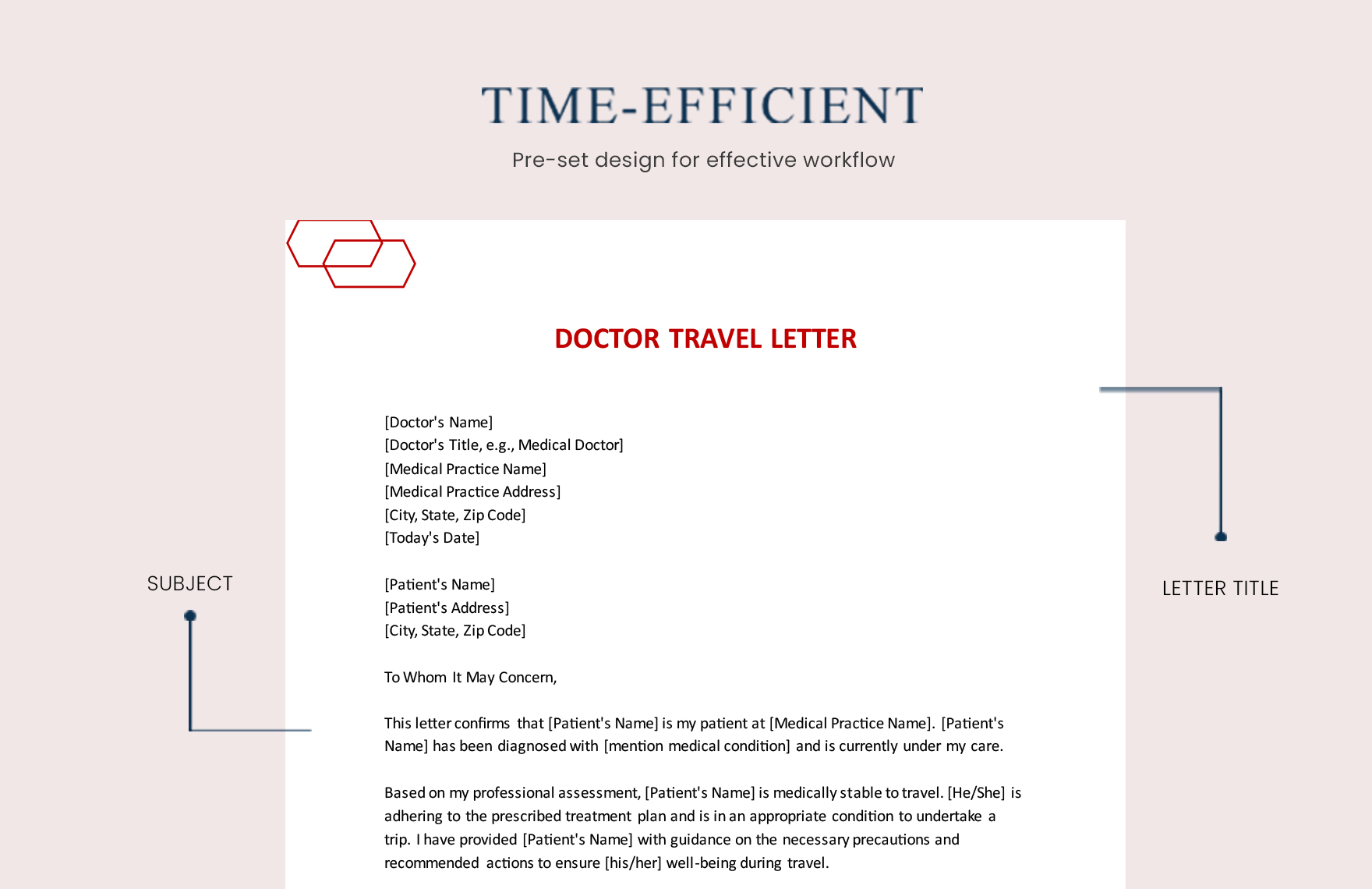 Doctor Travel Letter