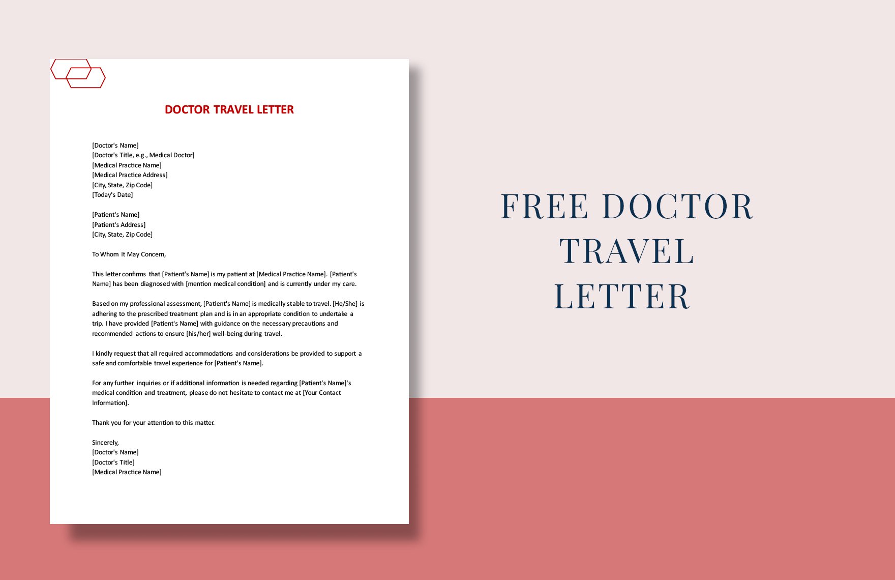 Doctor Travel Letter