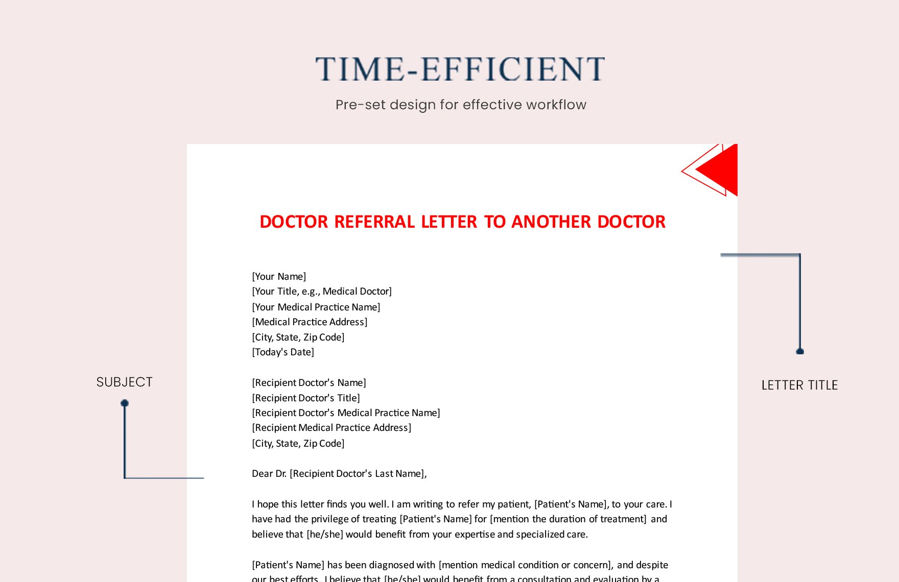 Doctor Referral Letter To Another Doctor