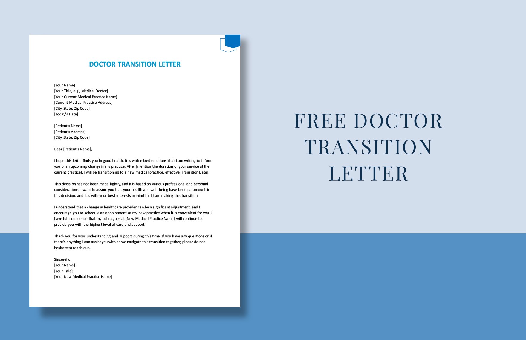 Doctor Transition Letter