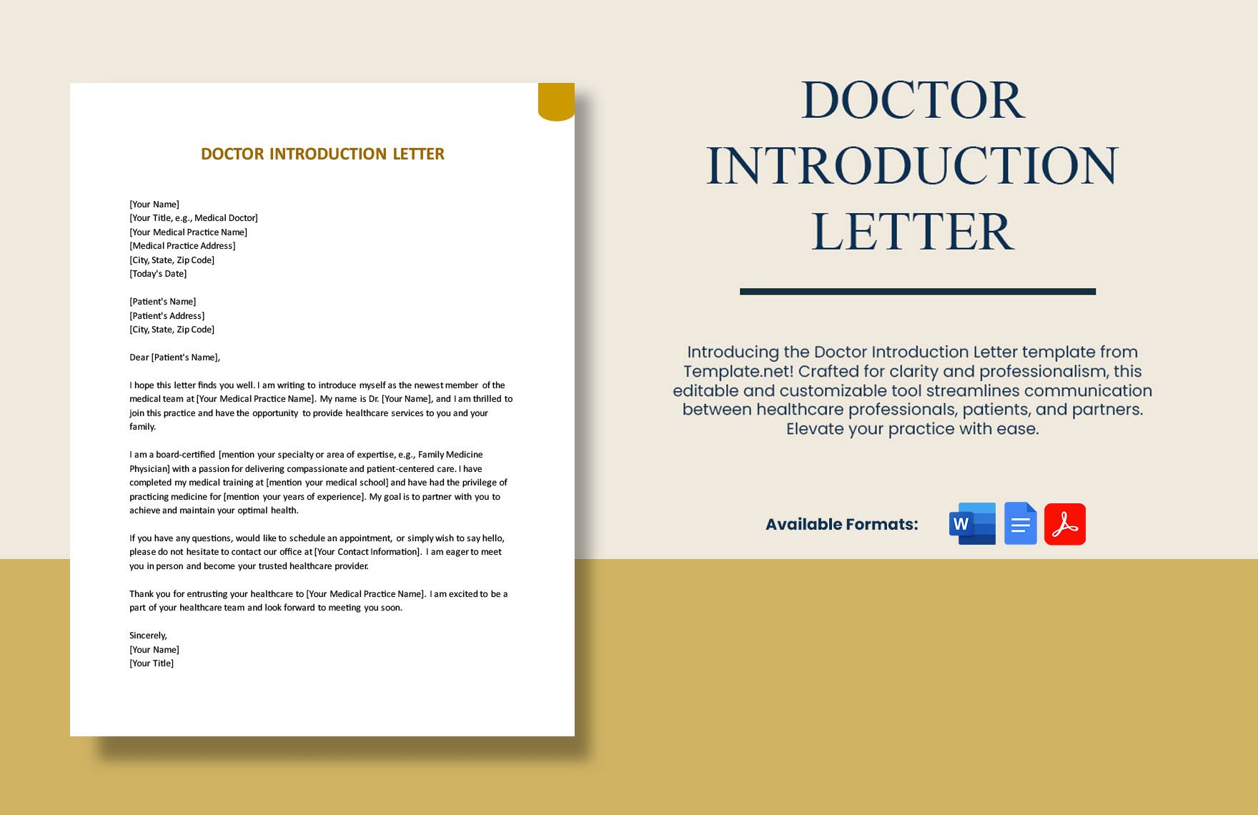 Doctor Introduction Letter