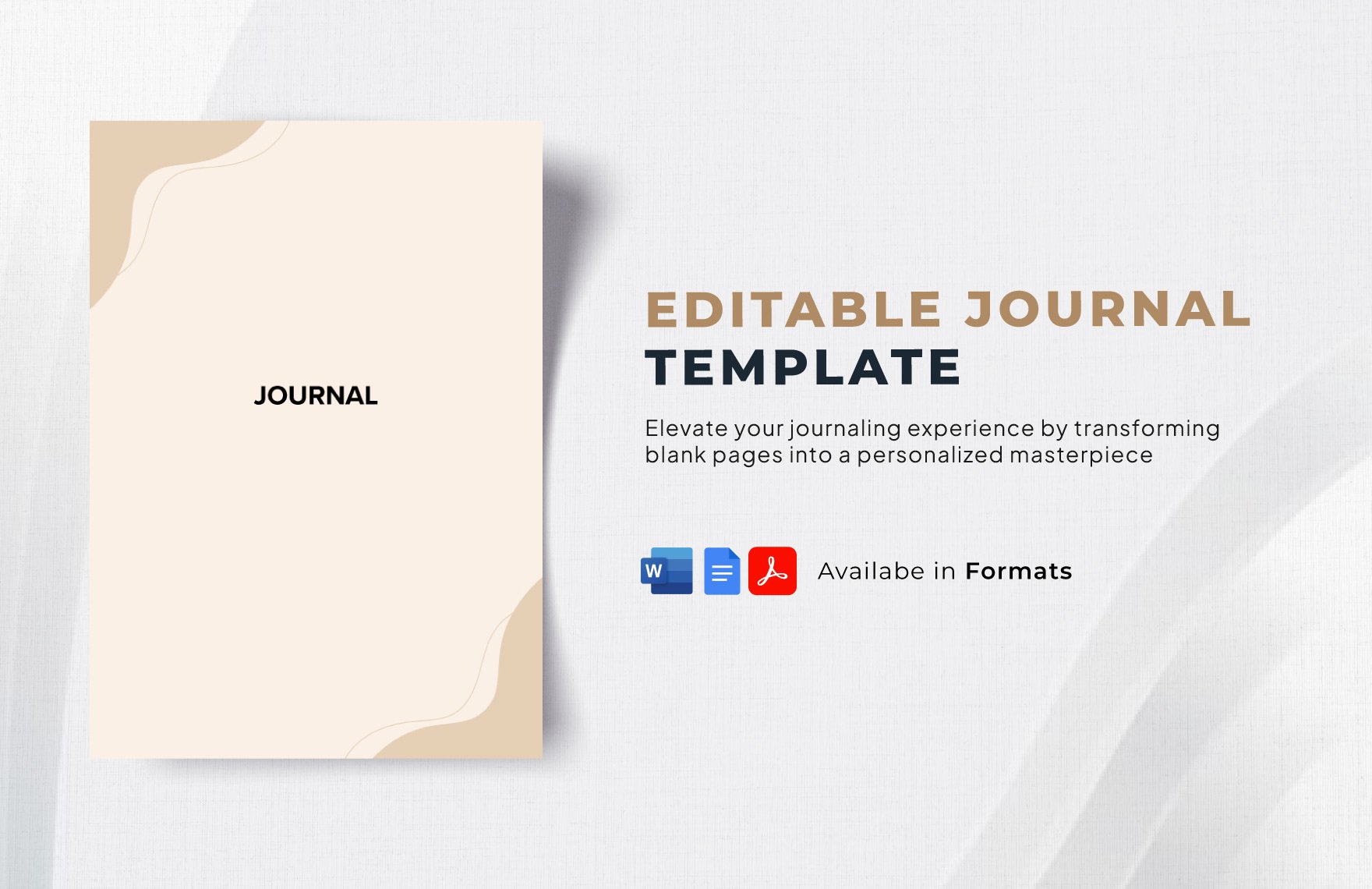 Editable Journal Template
