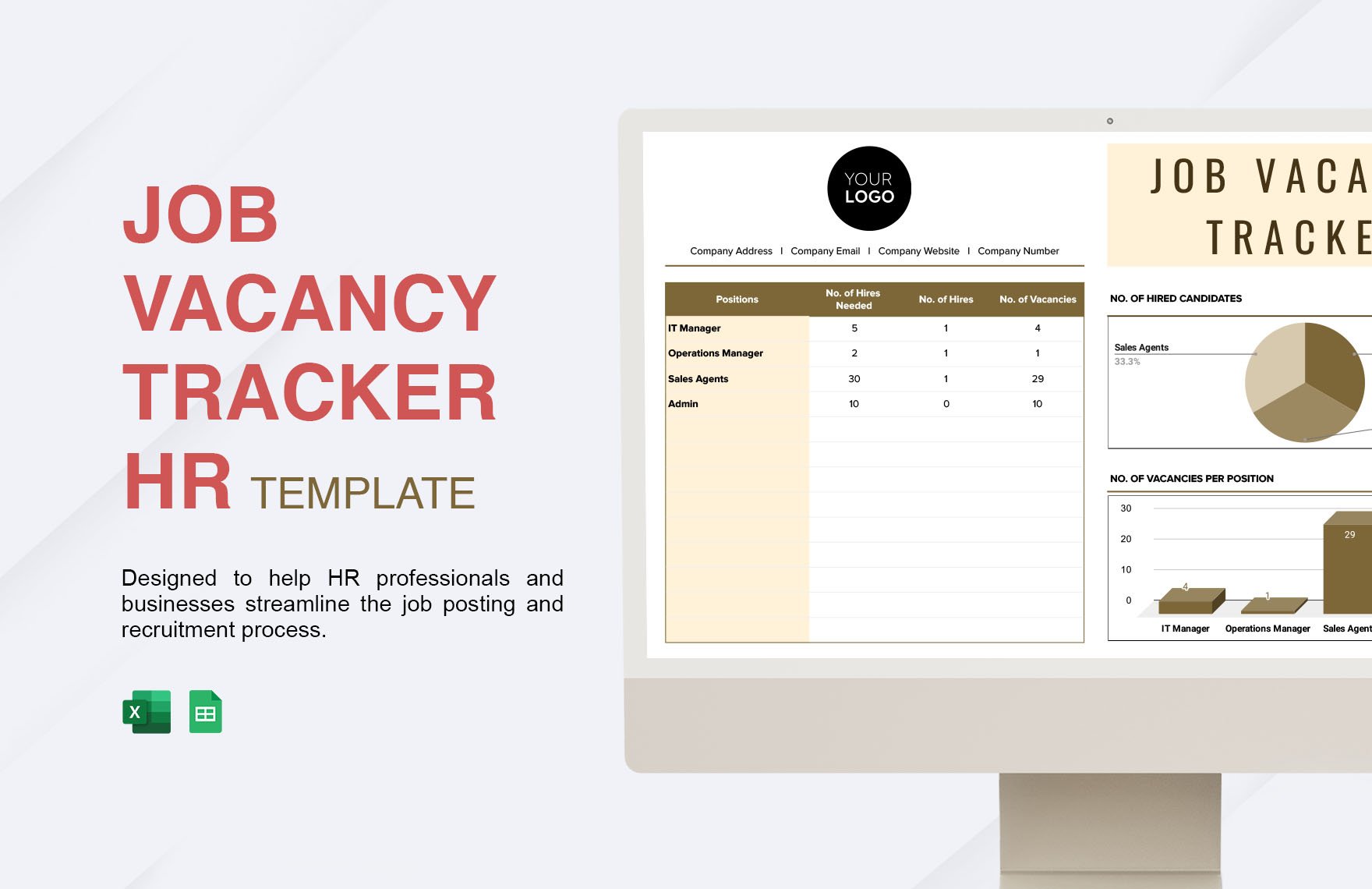 Job Vacancy Tracker HR Template