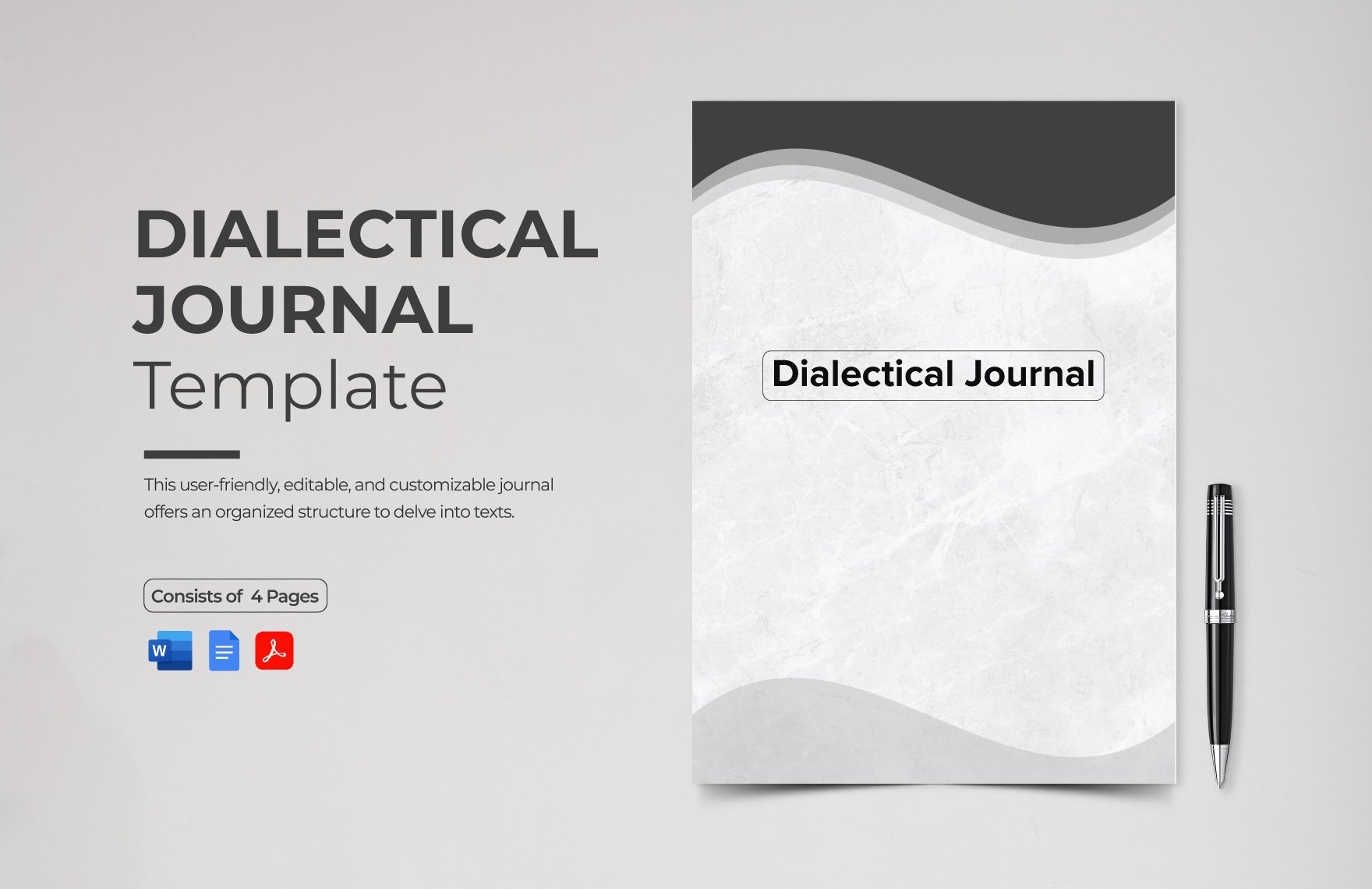 Free Dialectical Journal Template
