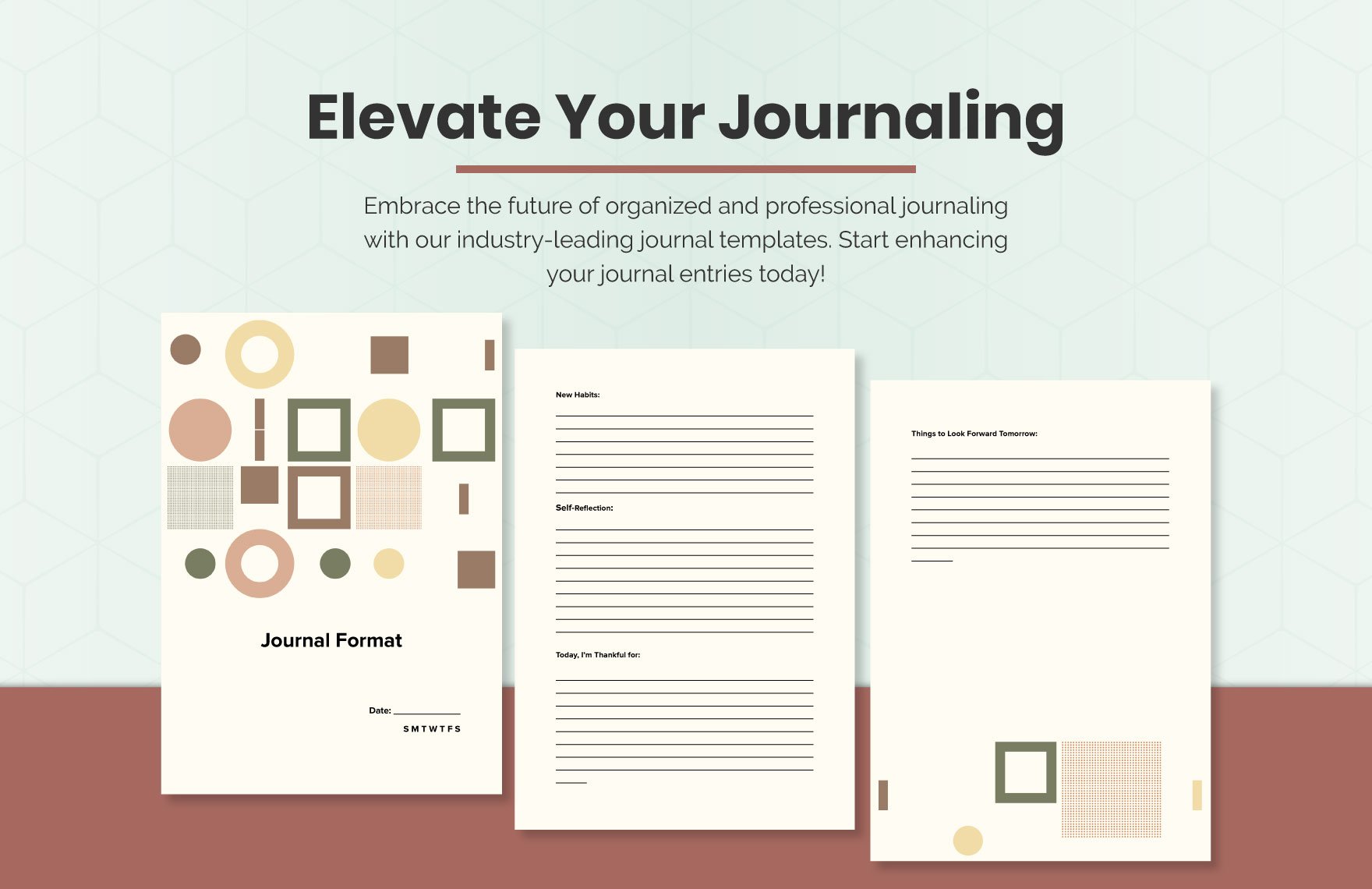 Journal Format Template