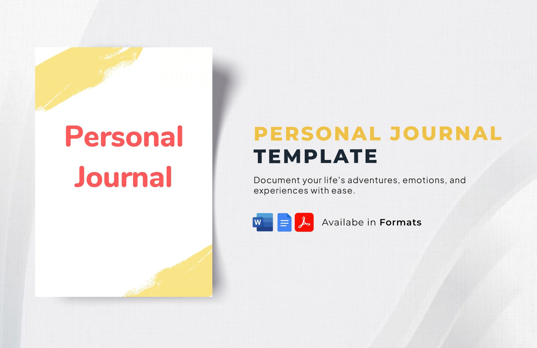 Free Personal Journal Template in Word, Google Docs, PDF, Apple Pages