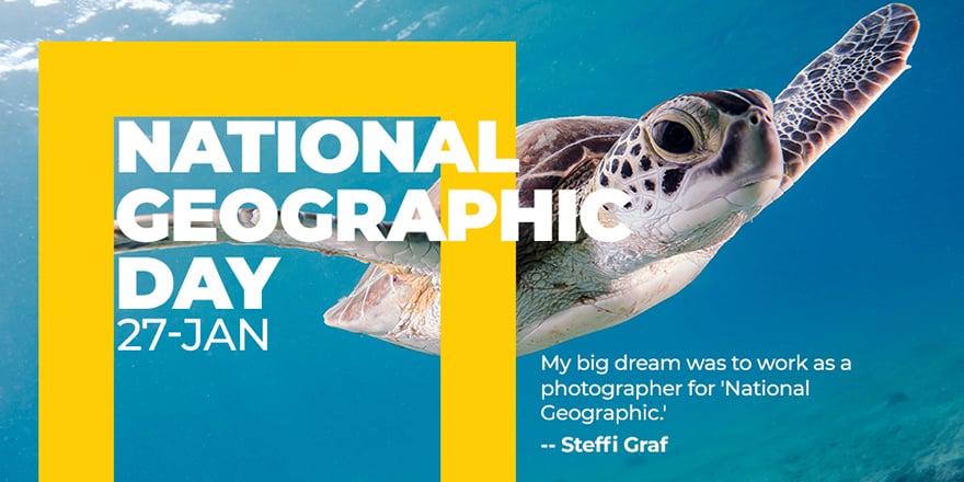 National Geographic Day Twitter Post Template