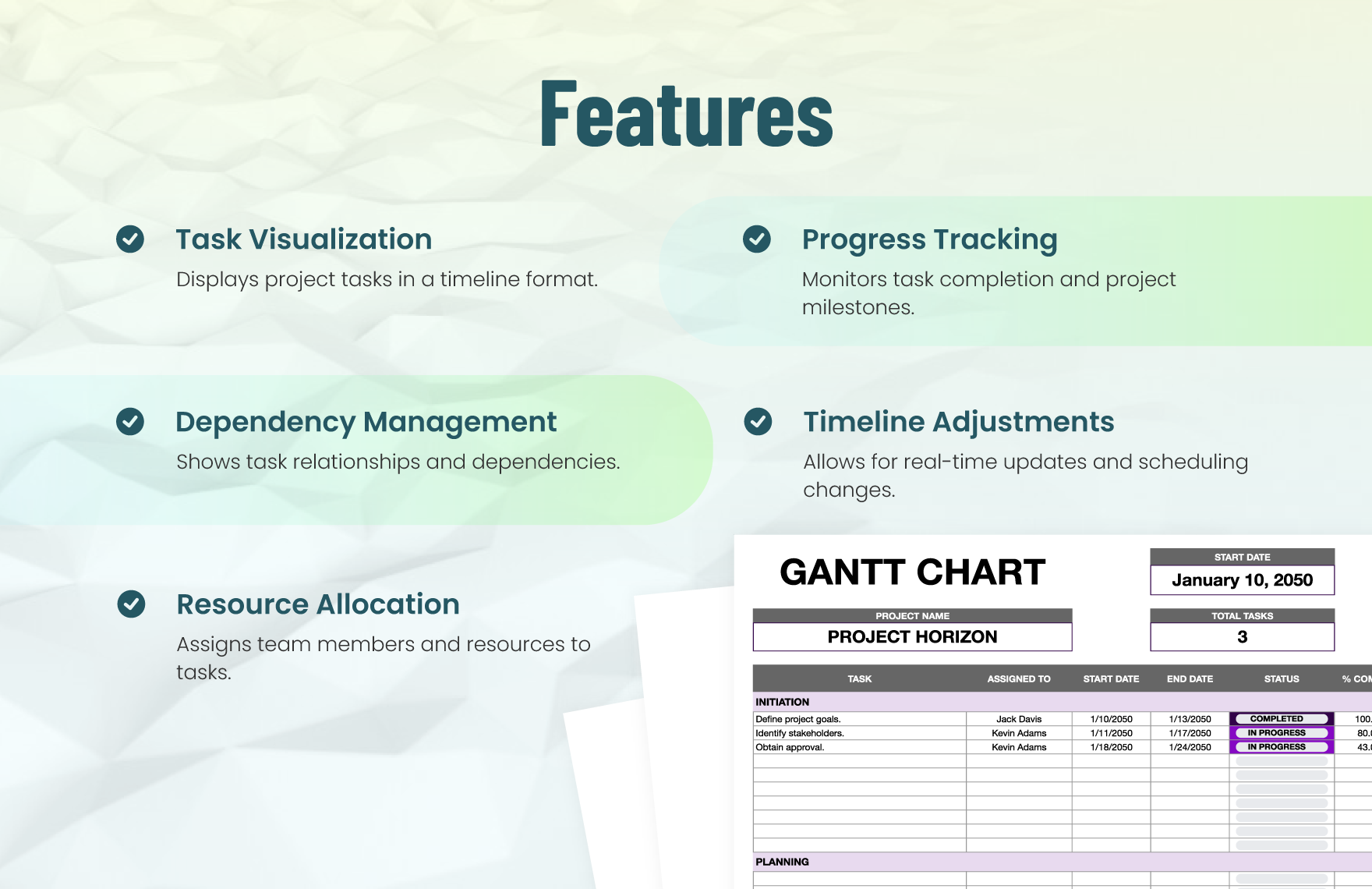 Gantt Chart Template