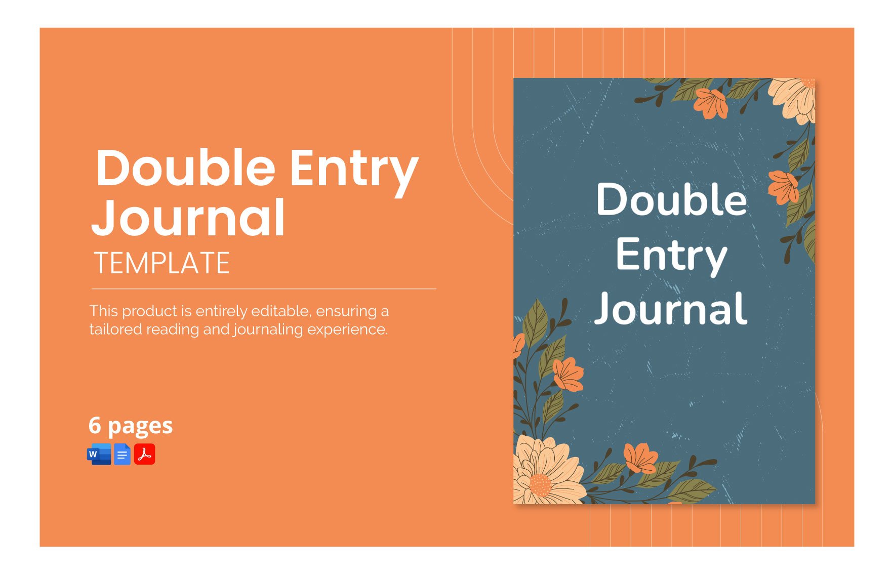 Free Double Entry Journal Template in Word, Google Docs, PDF, Apple Pages