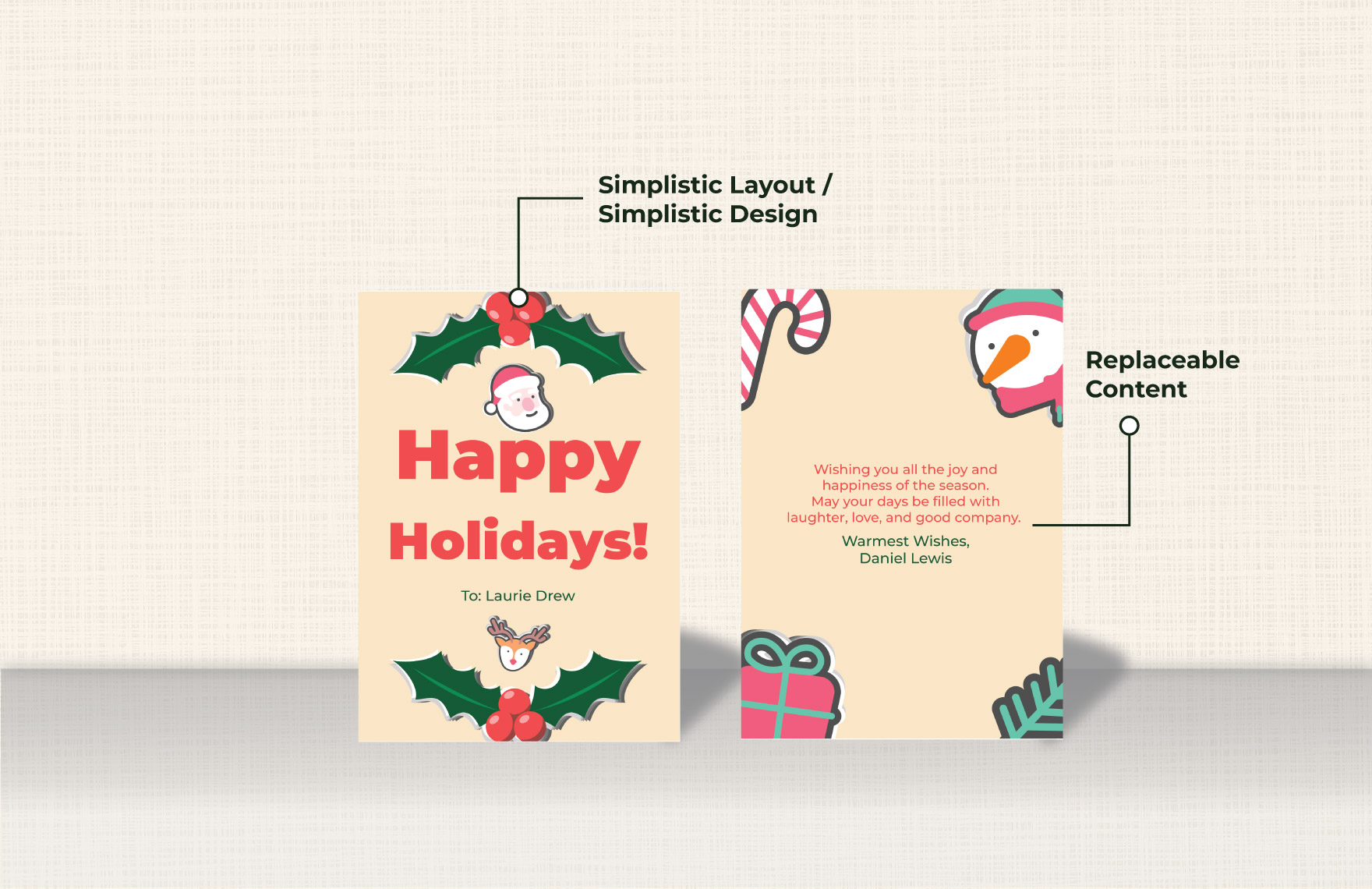 Avery Greeting Card Template