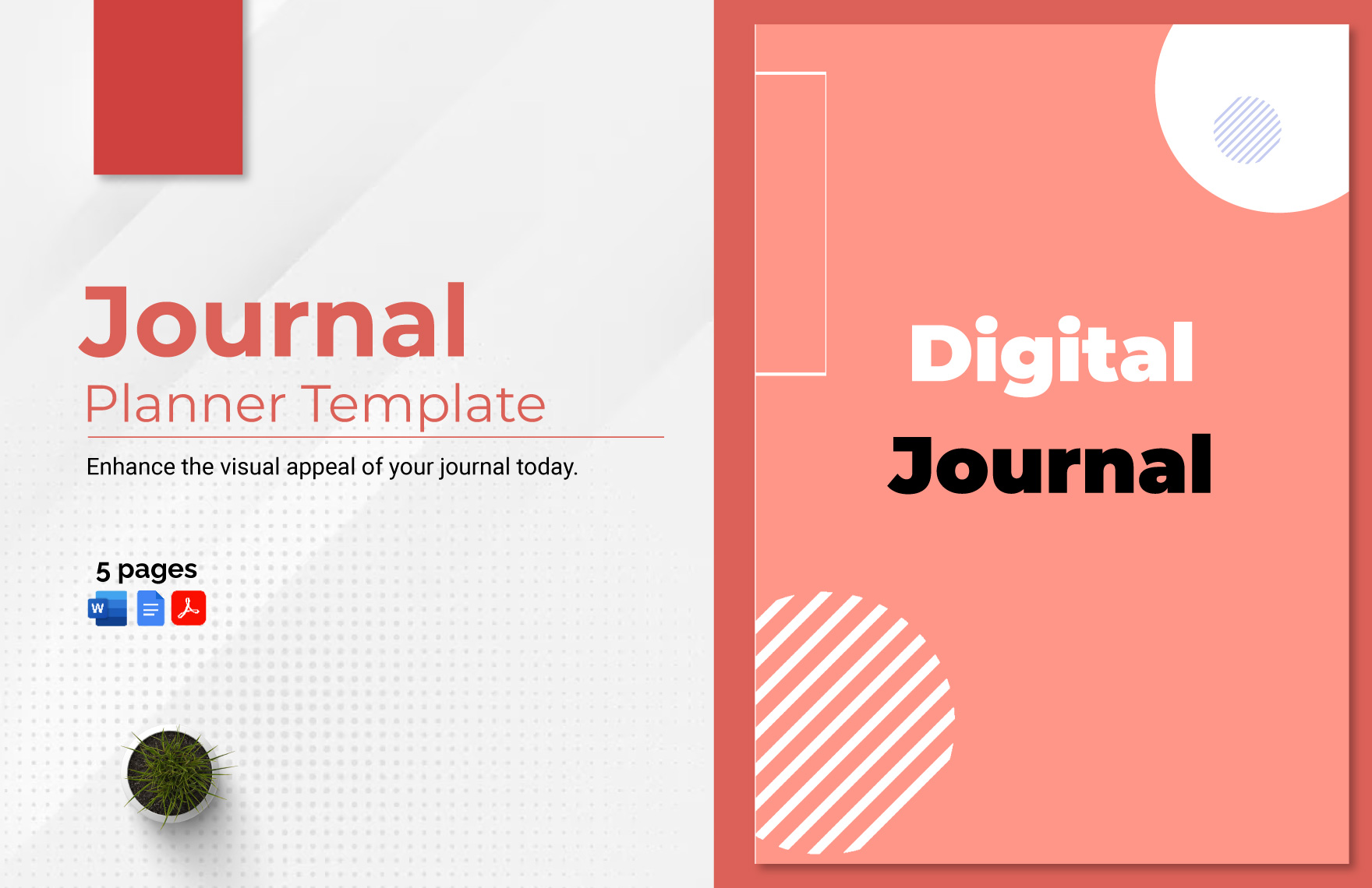 Notebook & Journal Template in PDF FREE Download