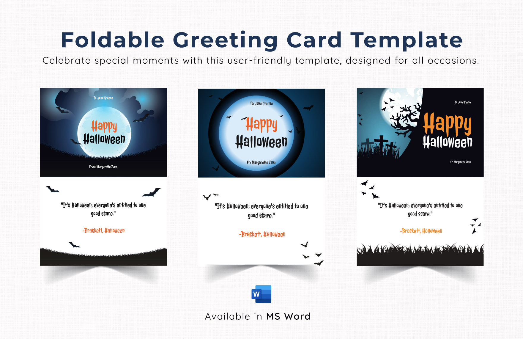 Greeting Card Template Powerpoint
