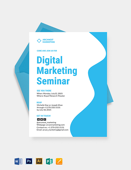 Seminar Invitation Template 9