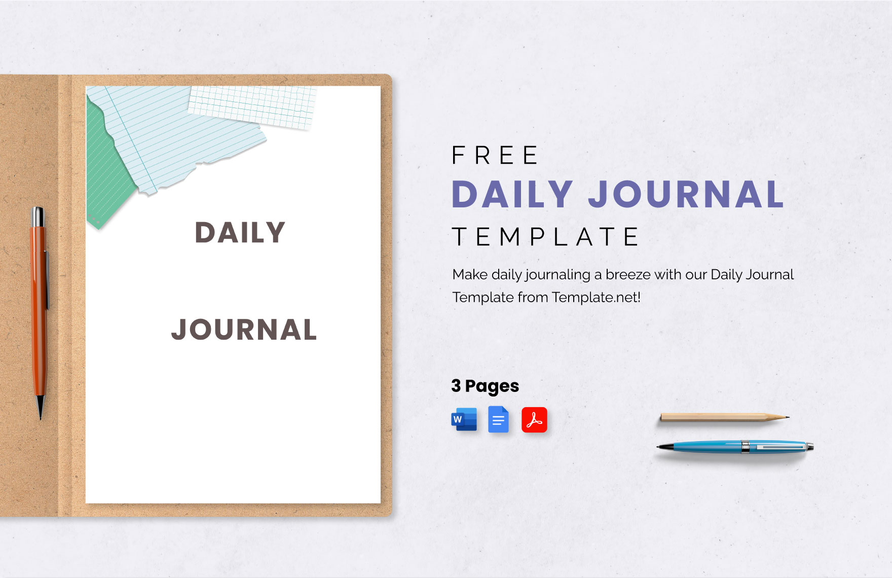 Free Daily Journal Template In Google Docs