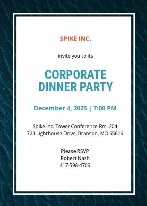 Corporate Dinner Party Invitation Template.jpe
