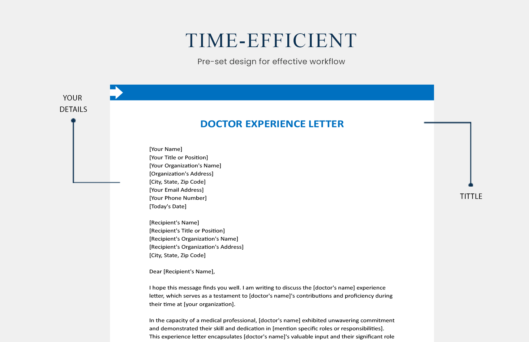 Doctor Experience Letter