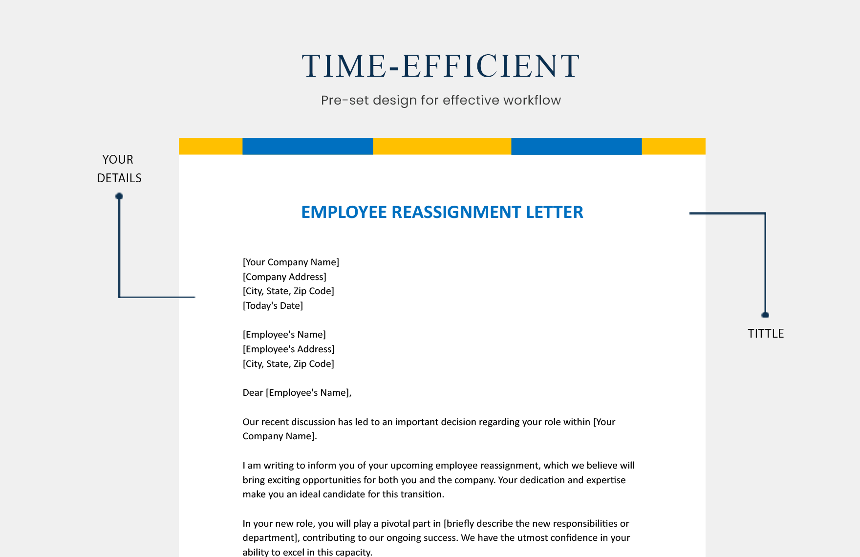 Employee Reassignment Letter