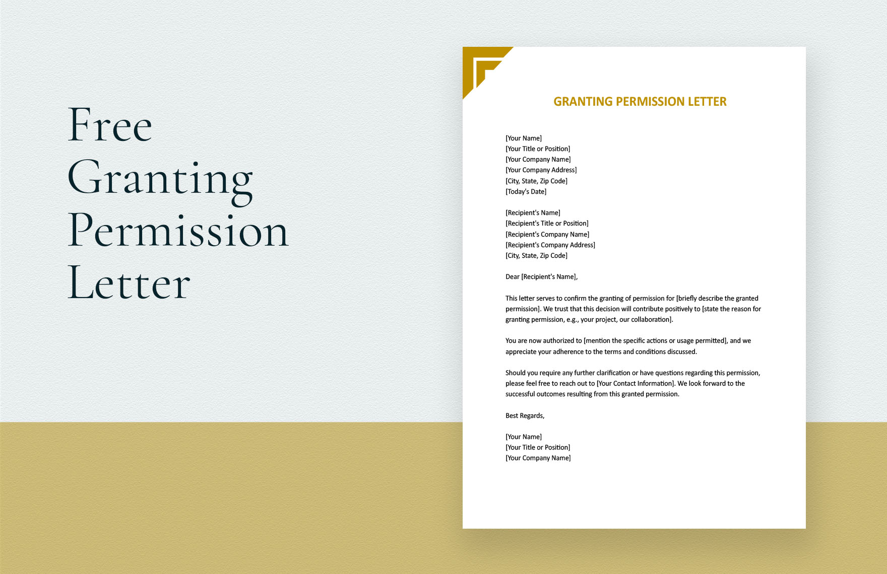 Granting Permission Letter