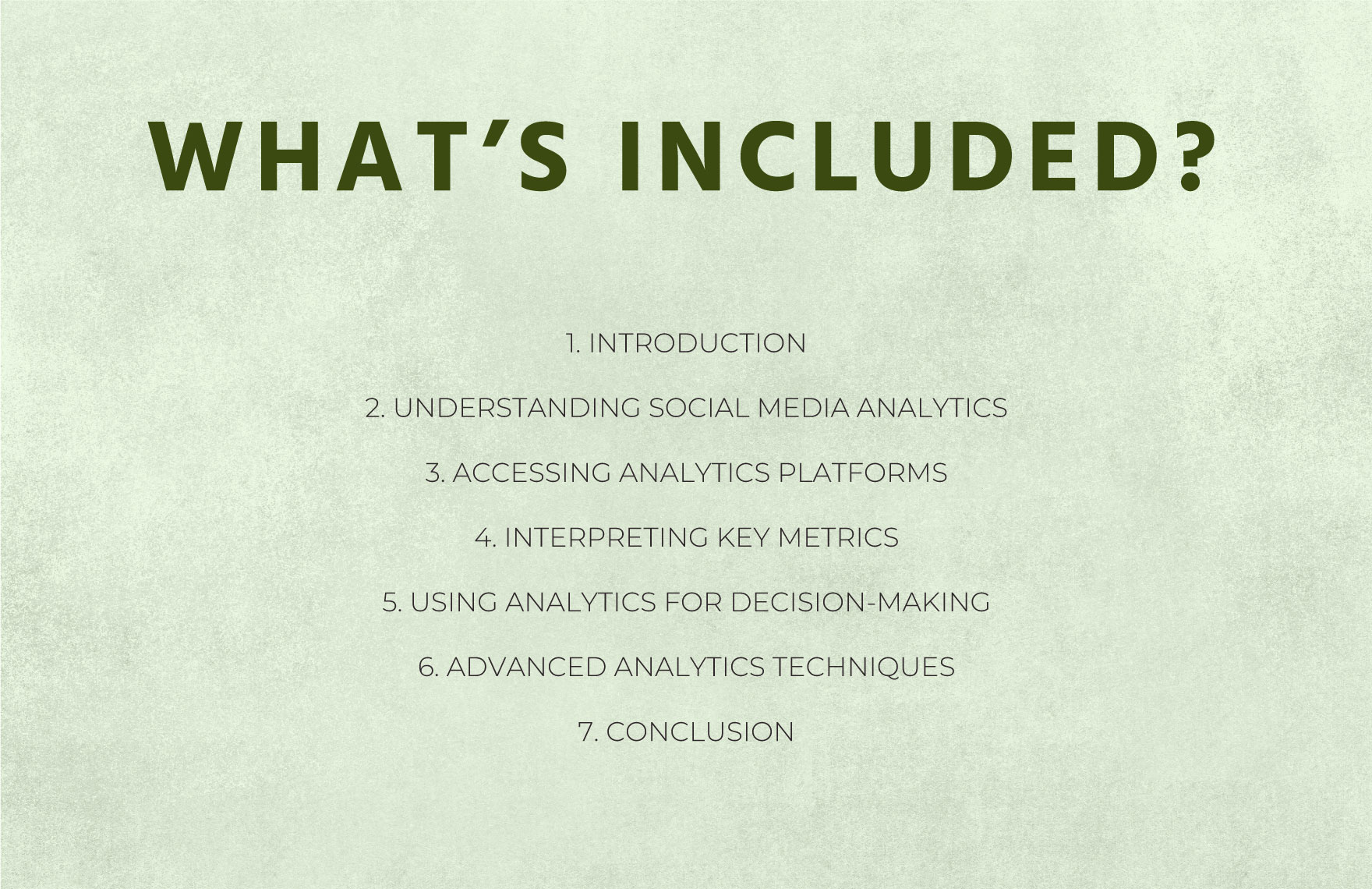 Social Media Marketing Analytics User Guide Template