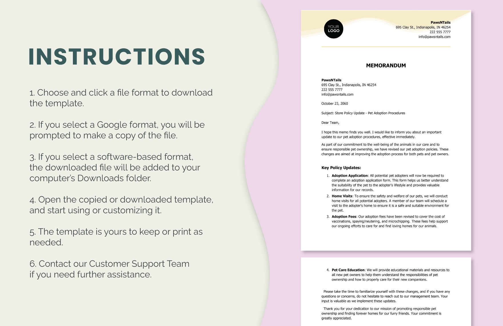 Business Document Template