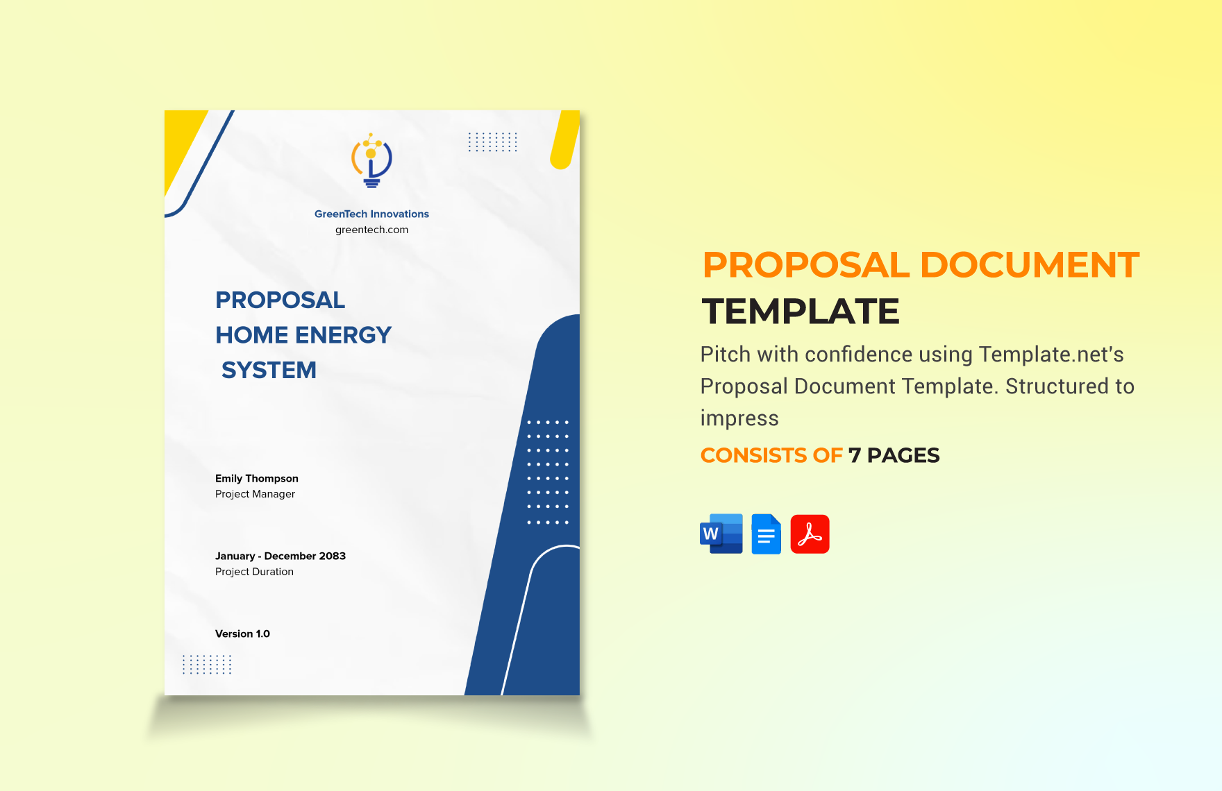 Proposal Document Template