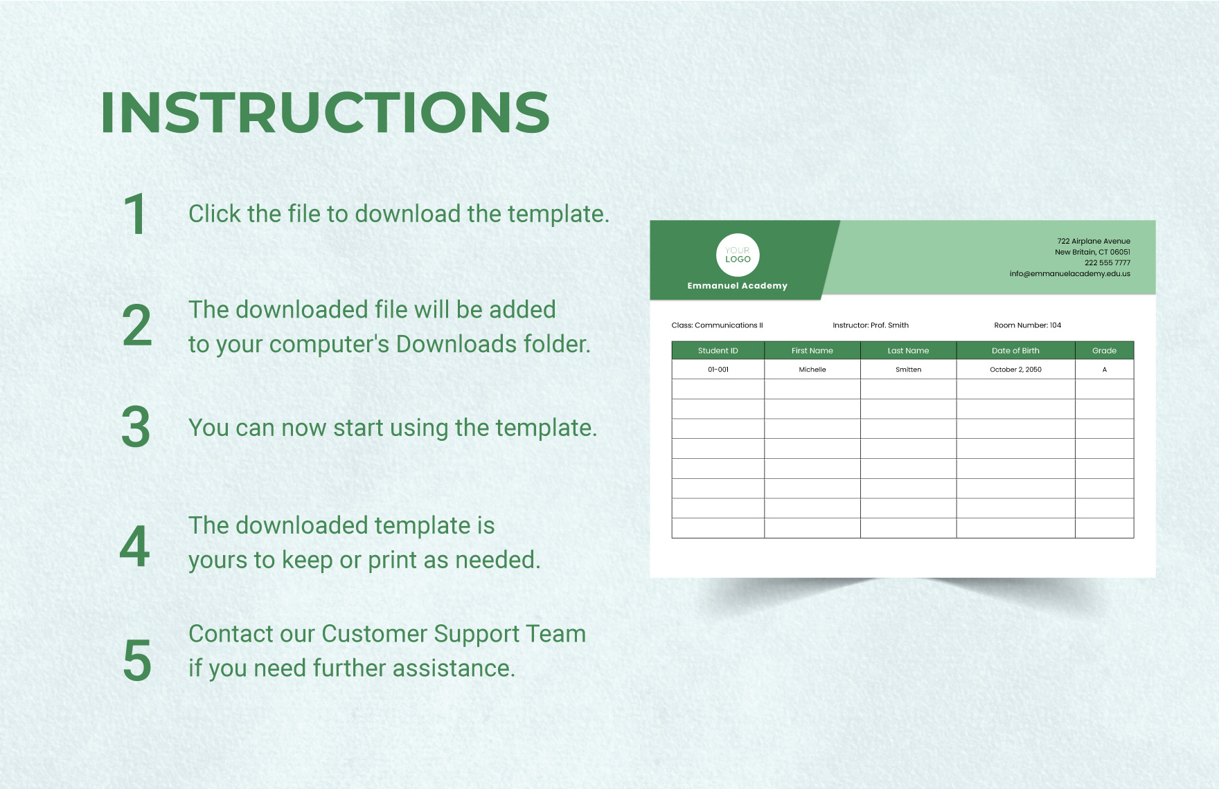 Free List Format Template - Download in Word | Template.net