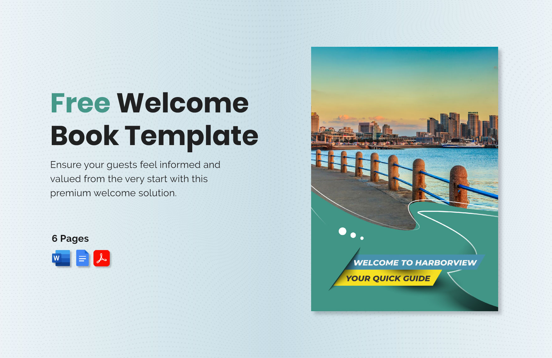 FREE Book Template Download in Word, Google Docs, PDF