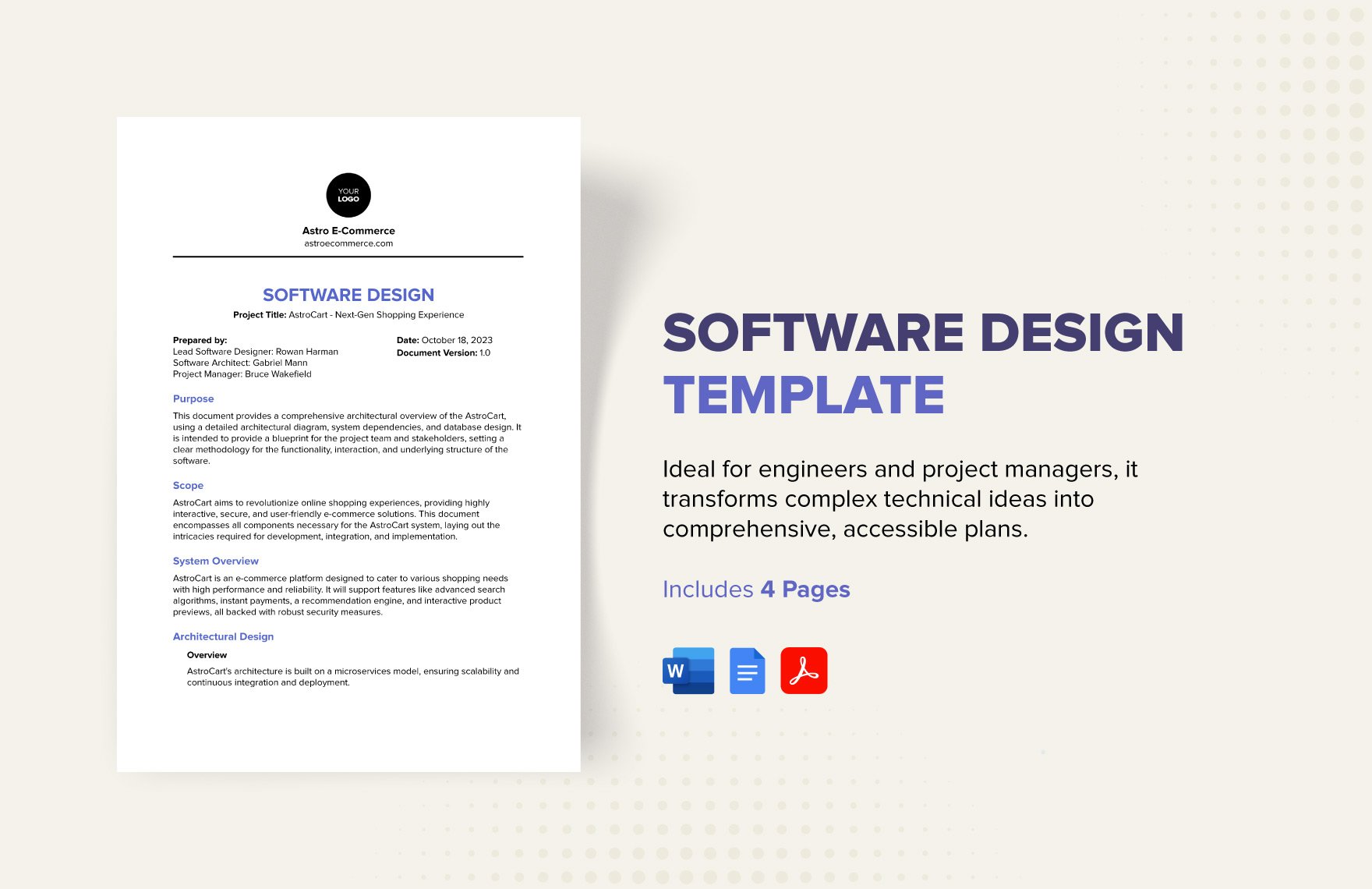Software Design Template