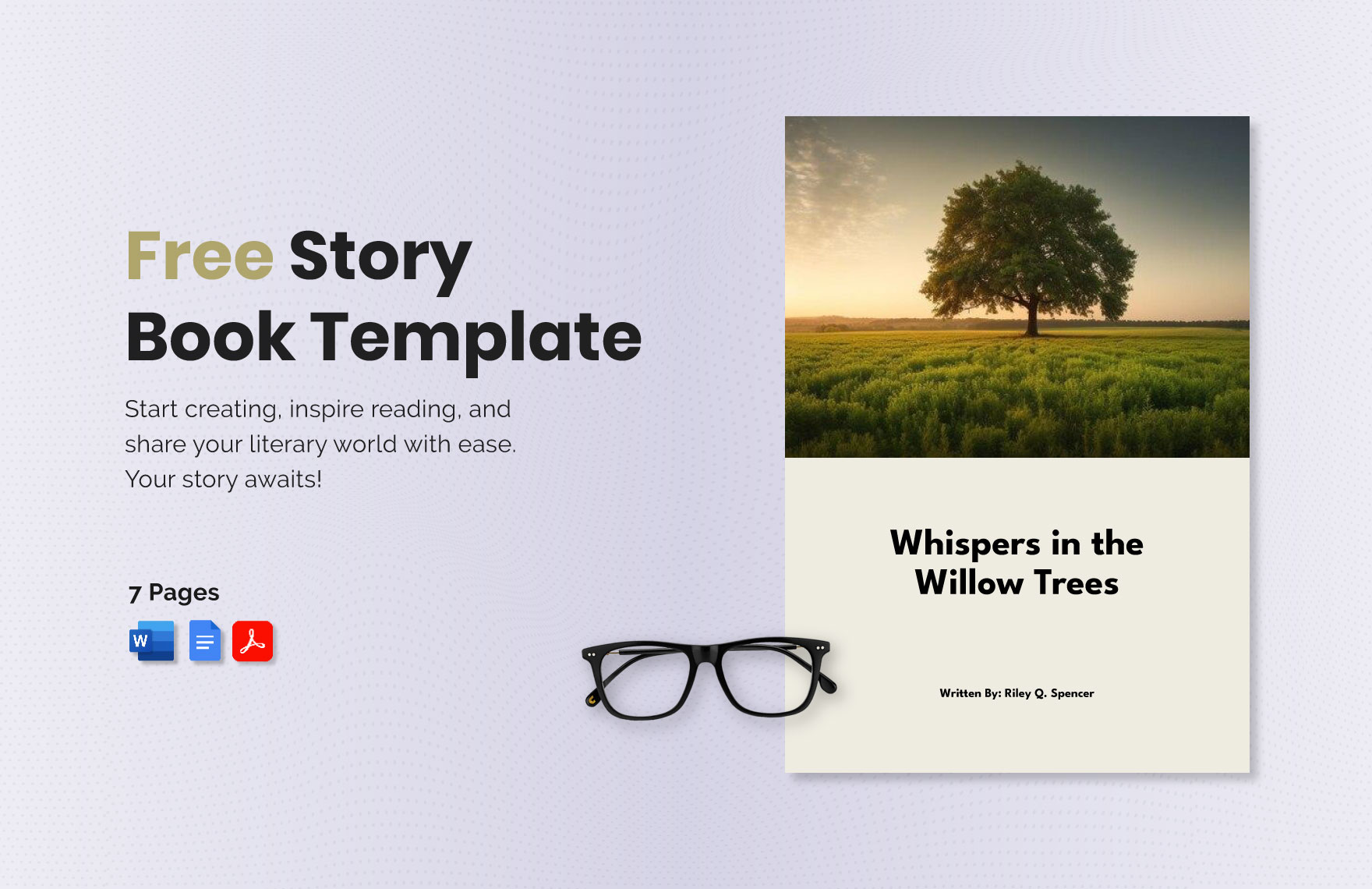Free Story Book Template in Word, Google Docs, PDF
