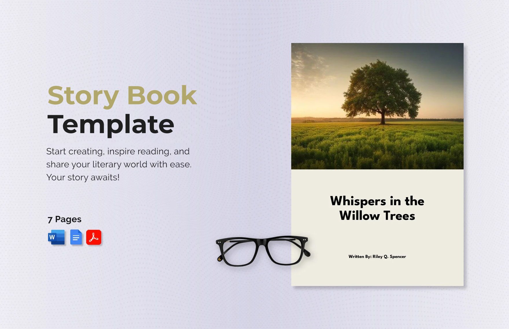Free Story Book Template in Word, Google Docs, PDF
