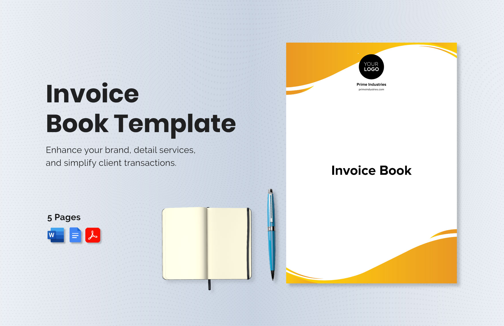 Free Invoice Book Template in Word, Google Docs, PDF