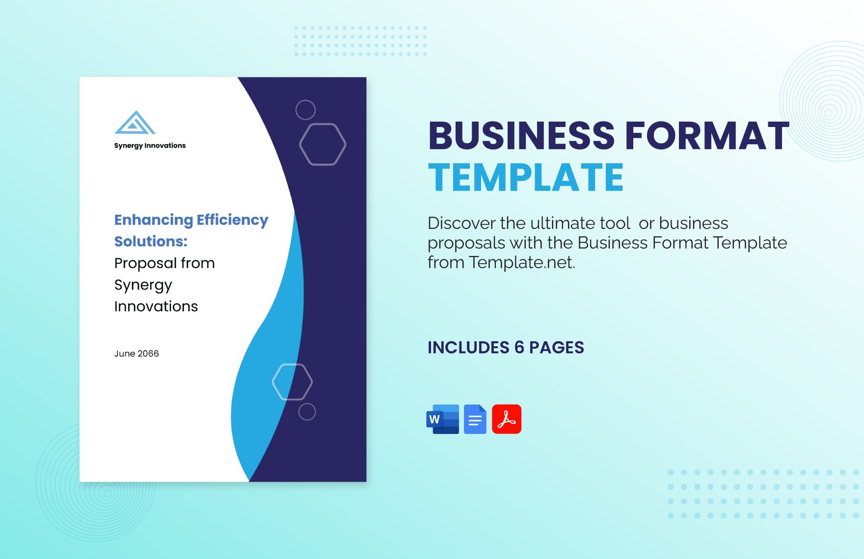 Free Business Format Template in Word, Google Docs, PDF