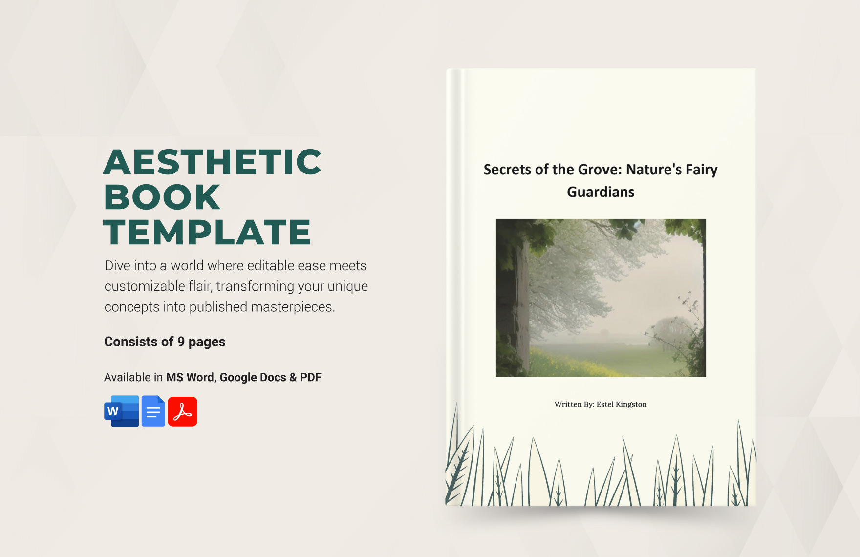 Aesthetic Book Template in Word, PDF, Google Docs, Apple Pages - Download | Template.net