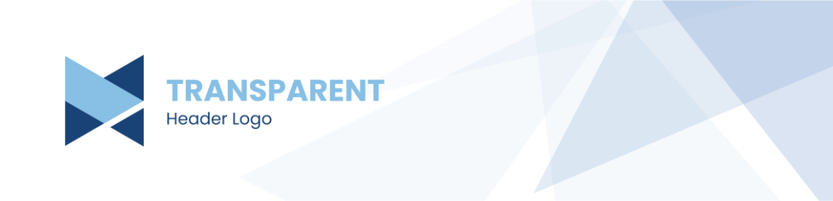 Free Transparent Header Logo  Template