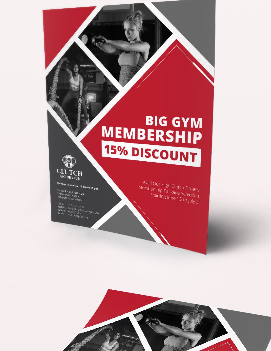 Gym Membership Flyer