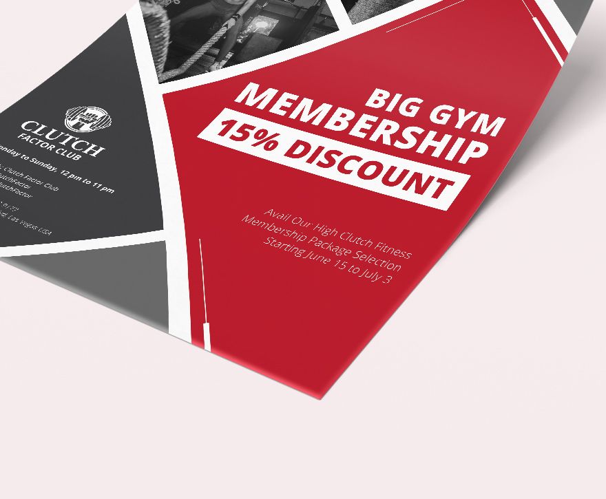 Gym Membership Flyer Template