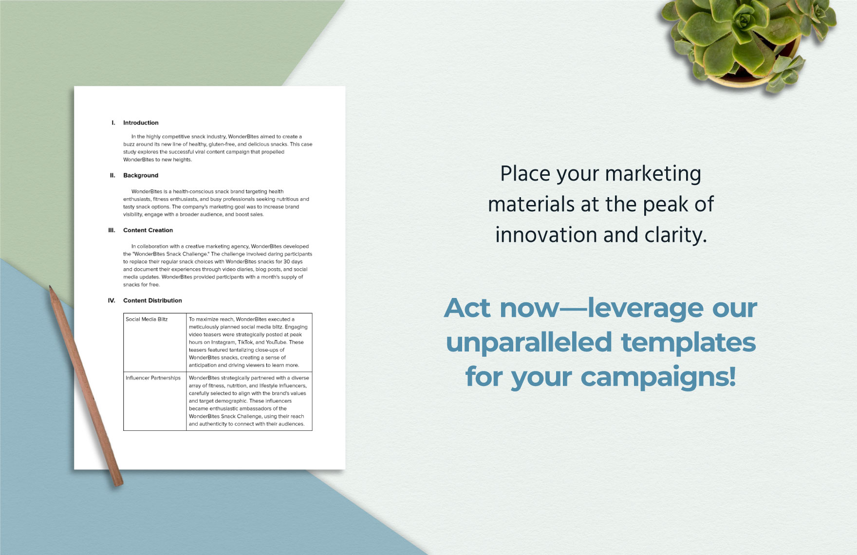 Marketing Case Study On Viral Content Template
