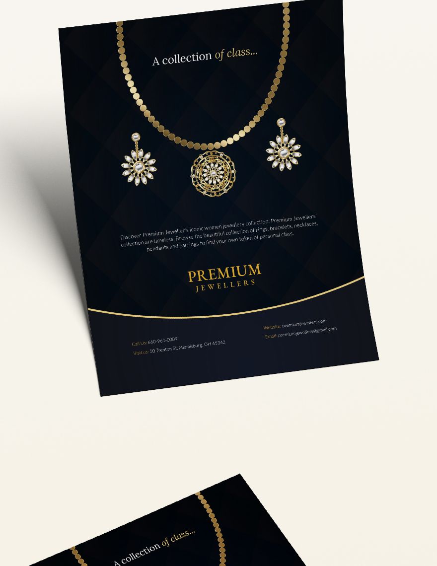 Jewelry Store Flyer Template