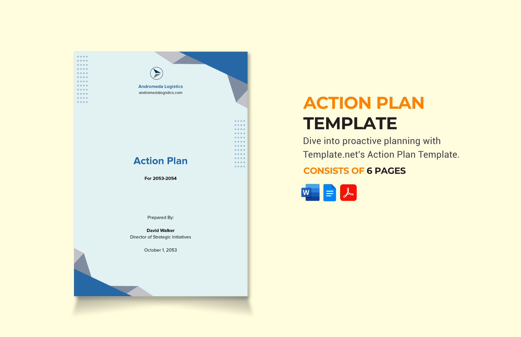 Free Action Plan Template in Word, Google Docs, PDF