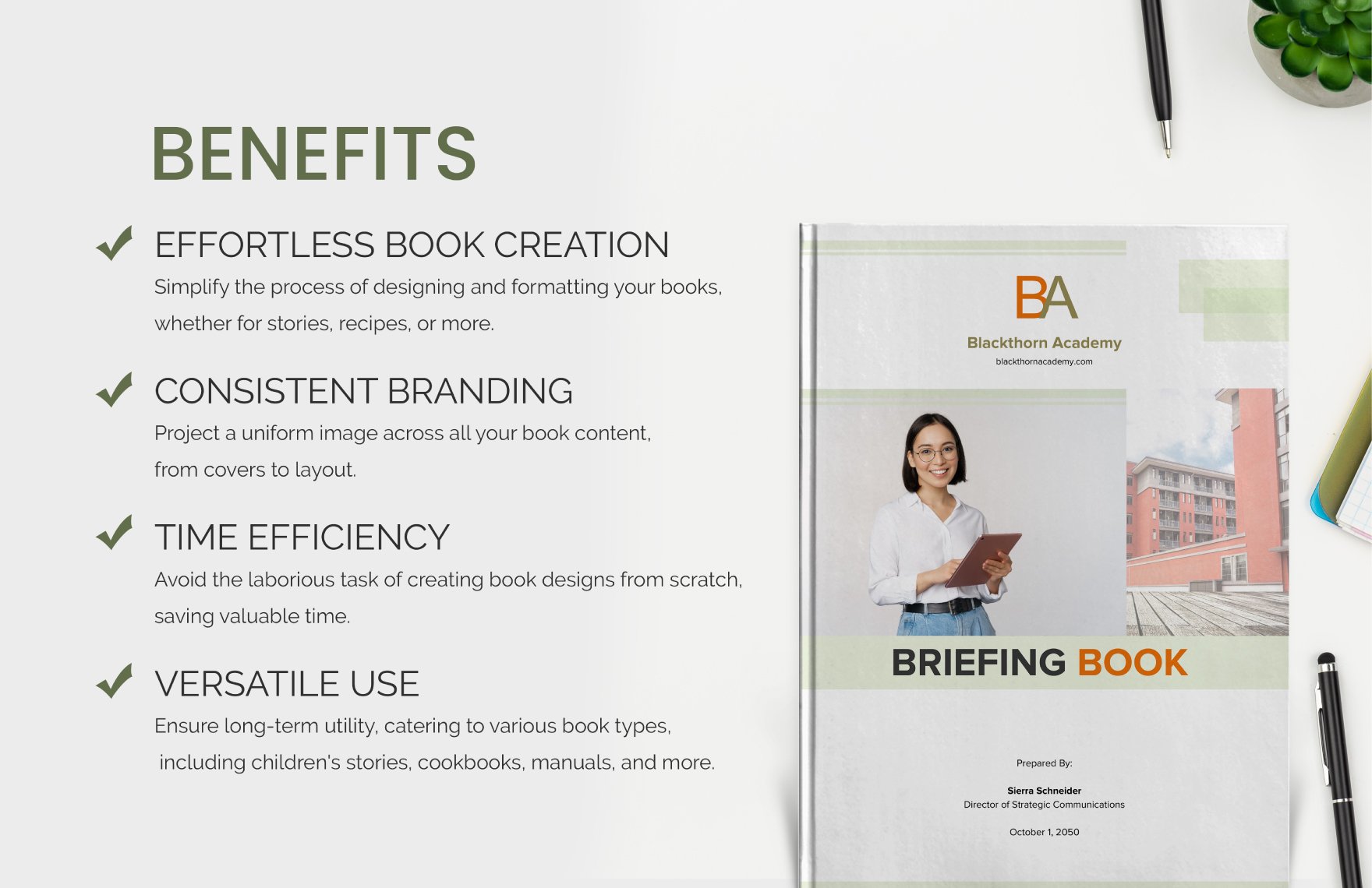 Briefing Book Template