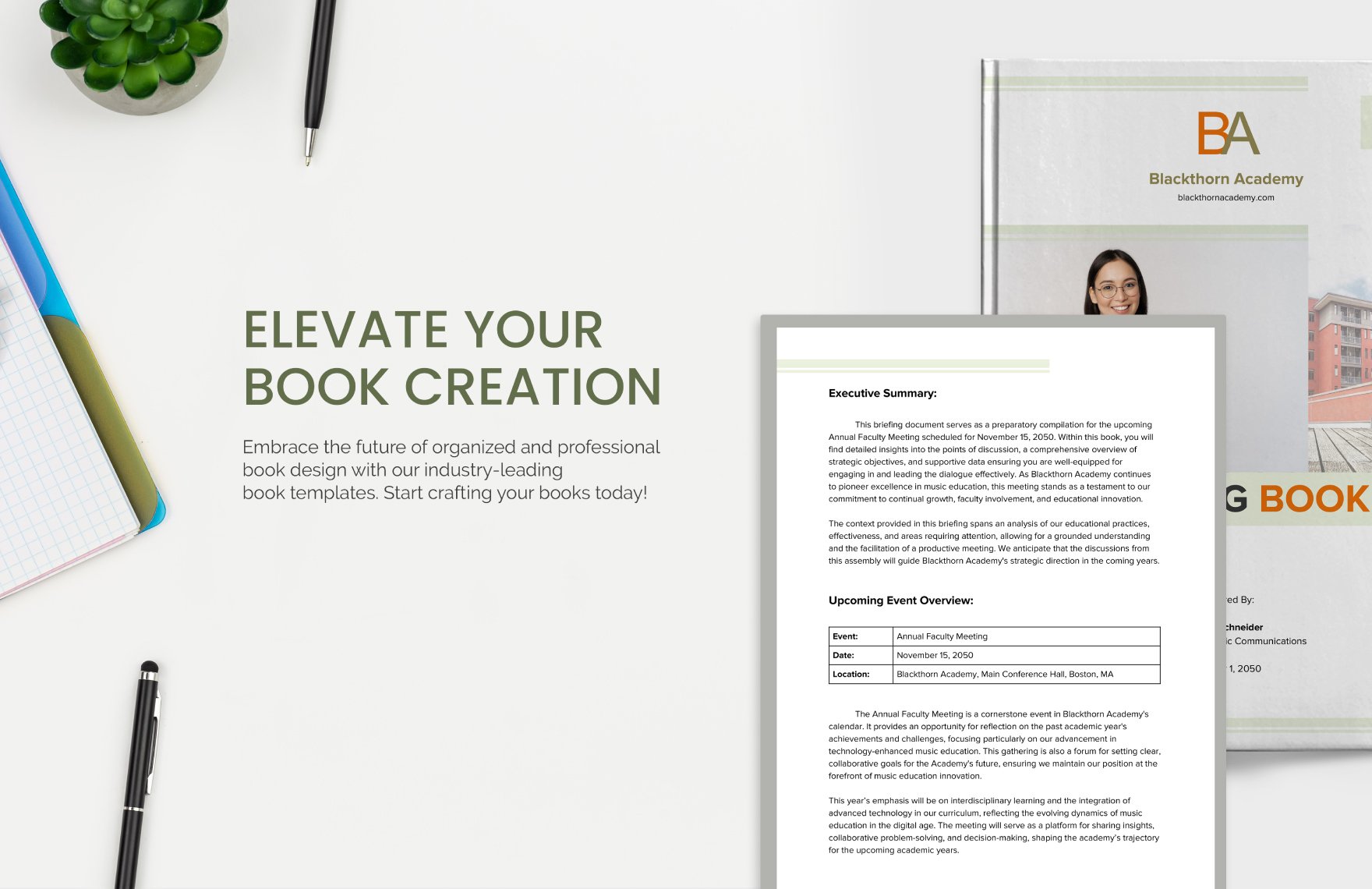 Briefing Book Template in Word PDF Google Docs Download Template net