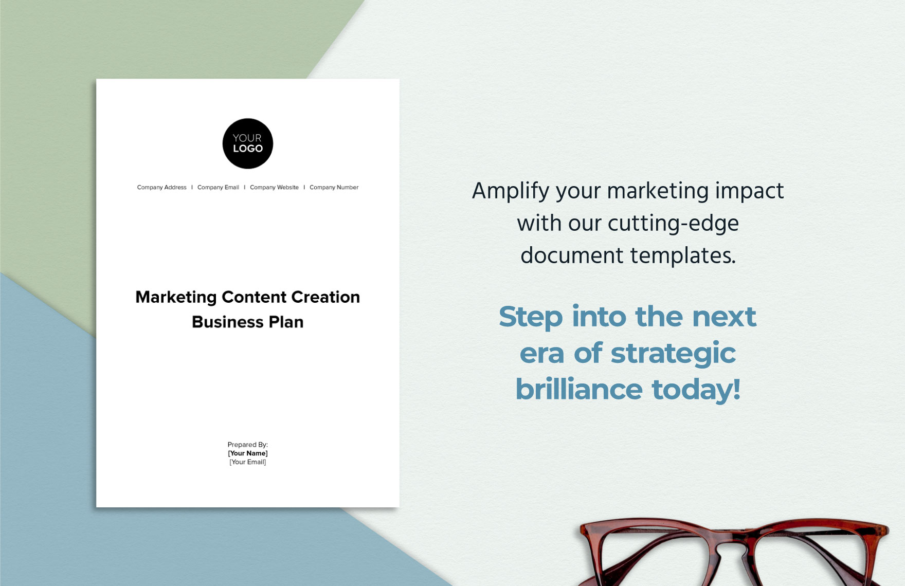 Marketing Content Creation Business Plan Template